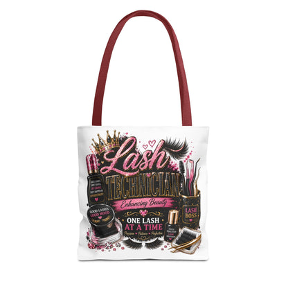 Lash Technician Tote Bag – 'One Lash at a Time' Beauty Cosmetics Canvas Tote