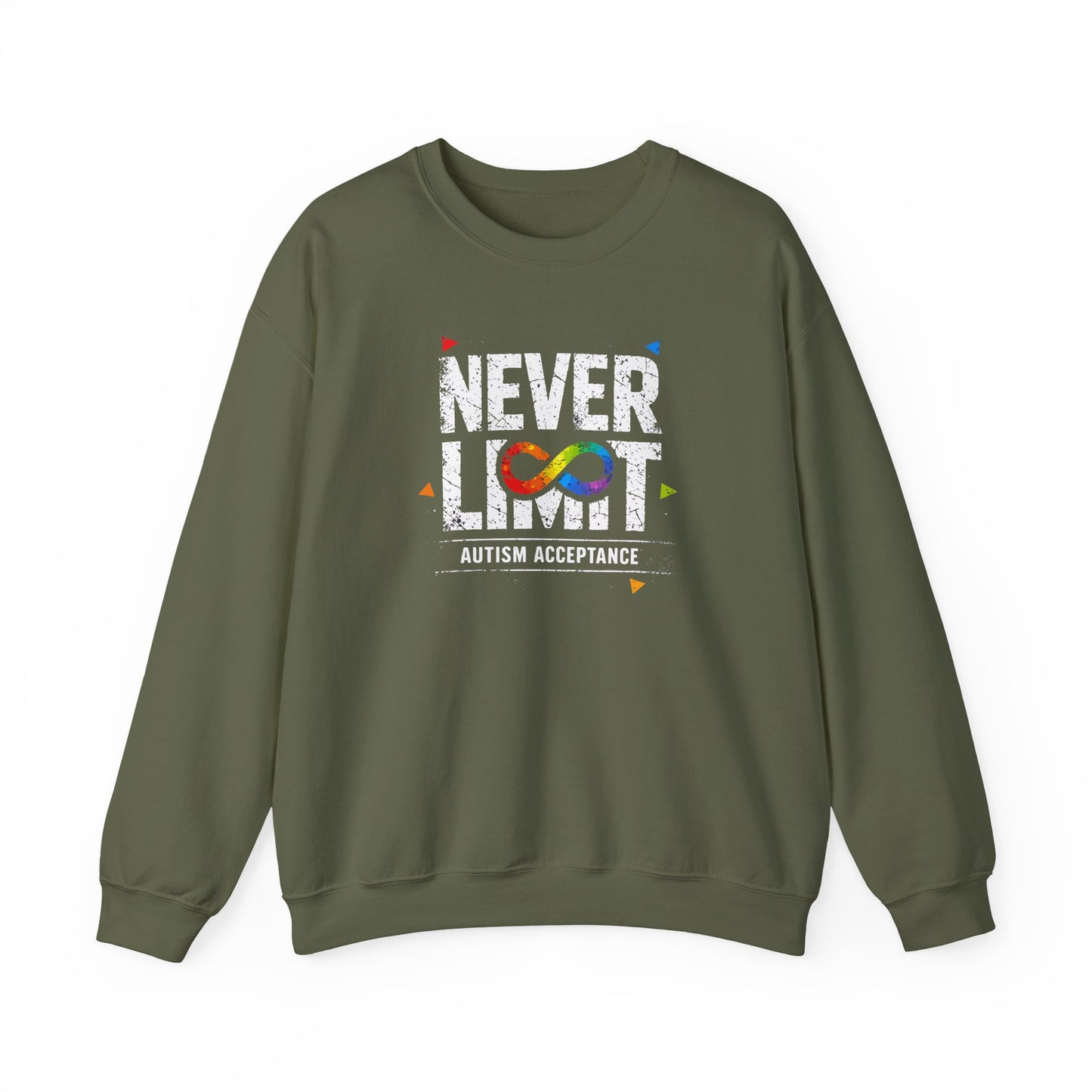 Never Limit Autism Acceptance Sweatshirt