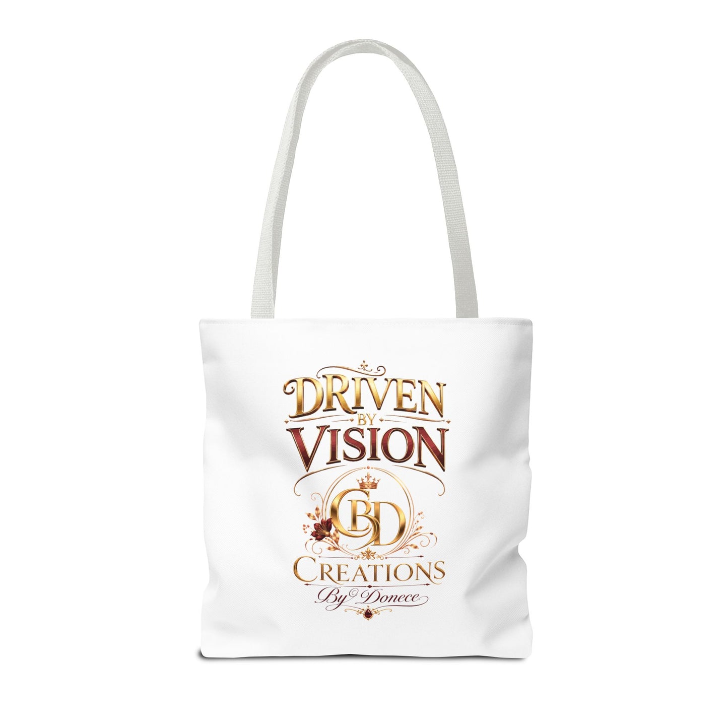 Driven by Vision Tote Bag — Branded BD Creations All-Over Print Tote