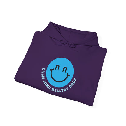 Calm Mind Healthy Body Smiley Hoodie