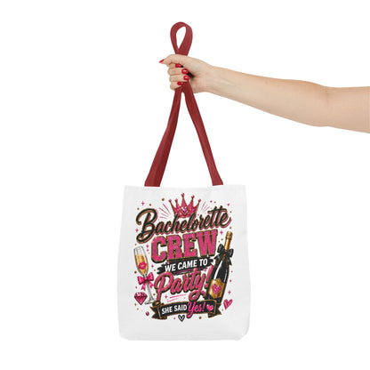 Bachelorette Crew Party Tote Bag — 'We Came to Party' Bridal Shower Gift