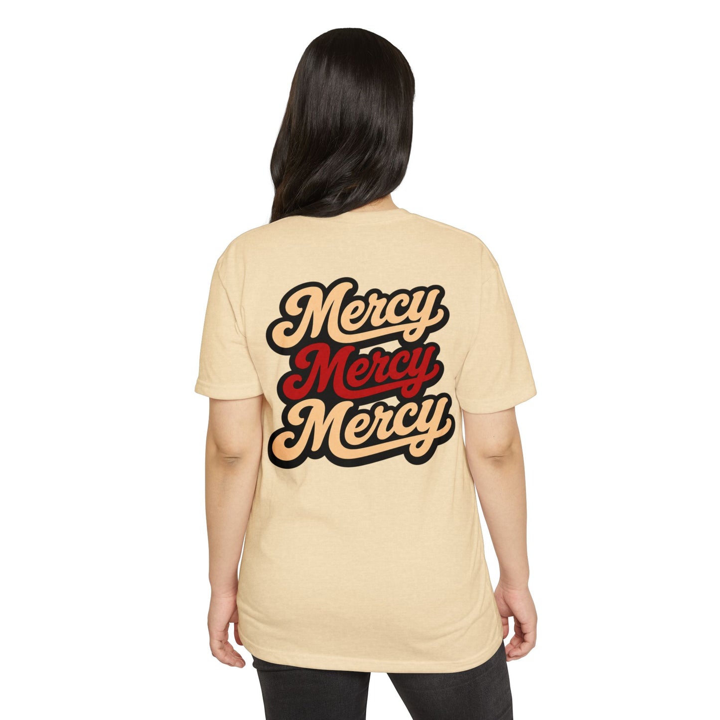 Mercy Mercy Mercy Retro Script T-Shirt
