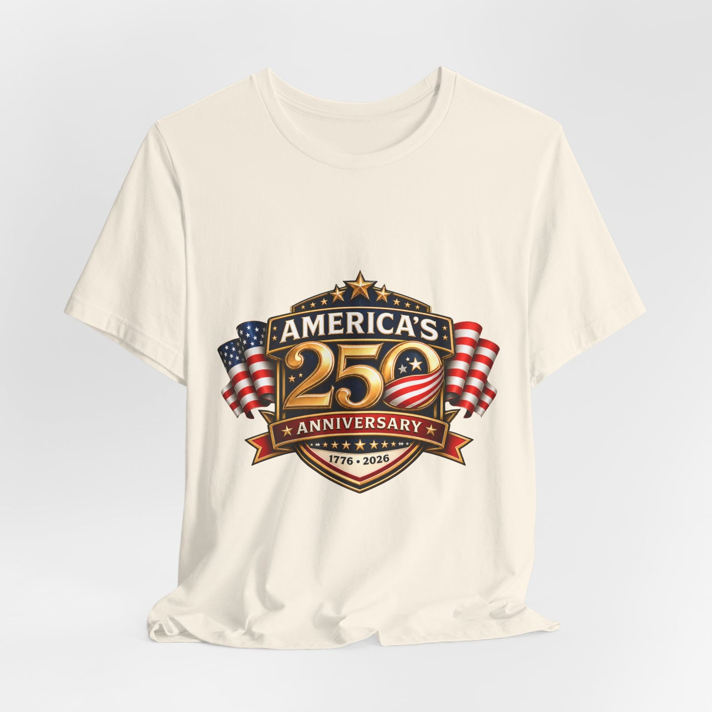 America's 250th Anniversary T-Shirt – 1776–2026 Patriotic USA Flag Tee