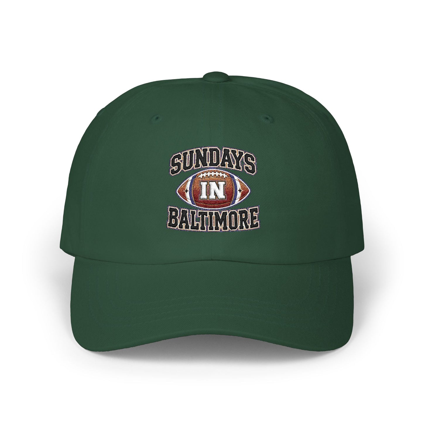 Sundays in Baltimore Dad Cap – Casual Football Baseball Hat