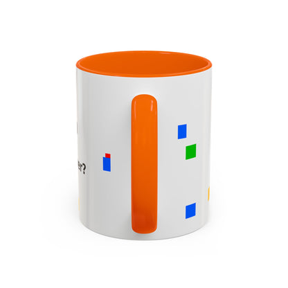 Autism Awareness Coffee Mug - "I Have Autism, What's Your Superpower?" Accent Mug