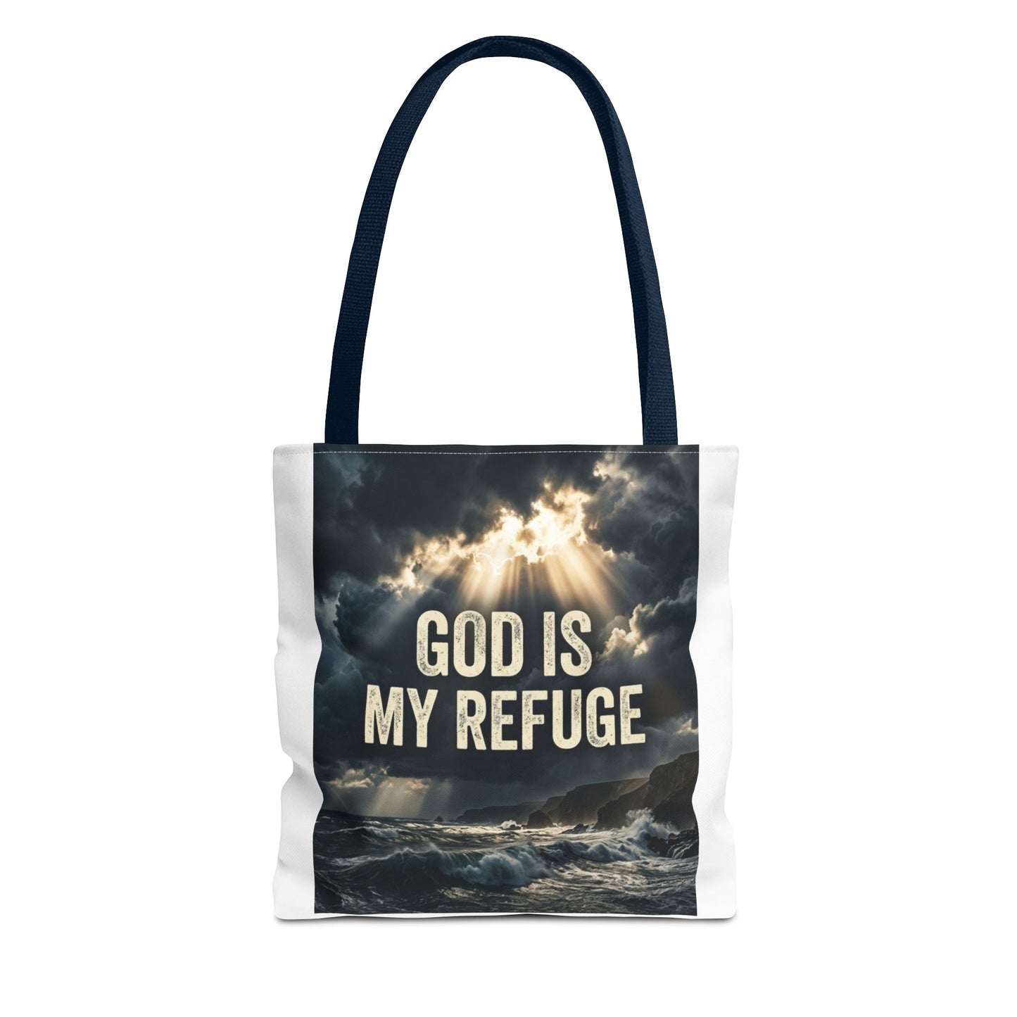 "God Is My Refuge" Tote Bag