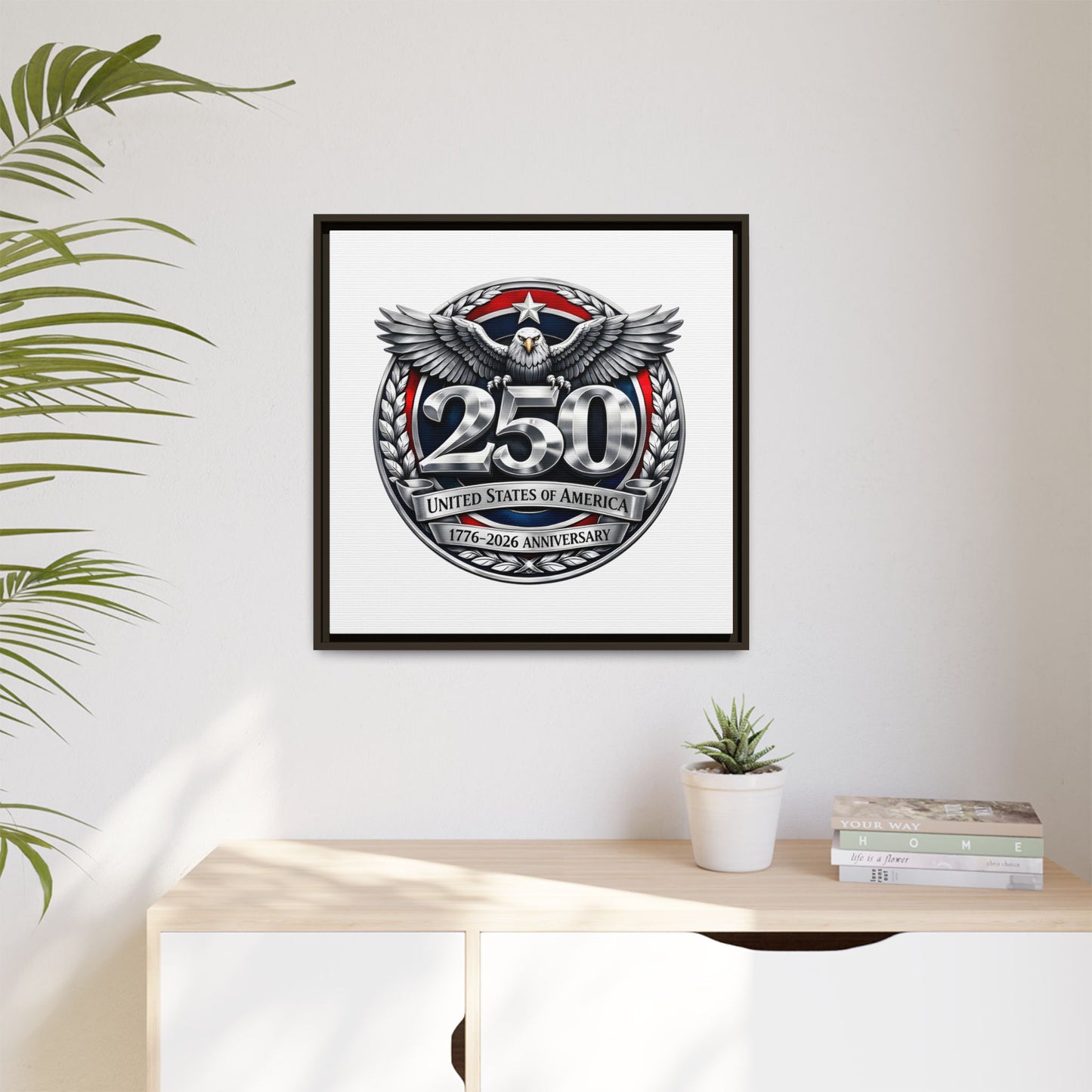Matte Canvas, Framed (Multi-color)
