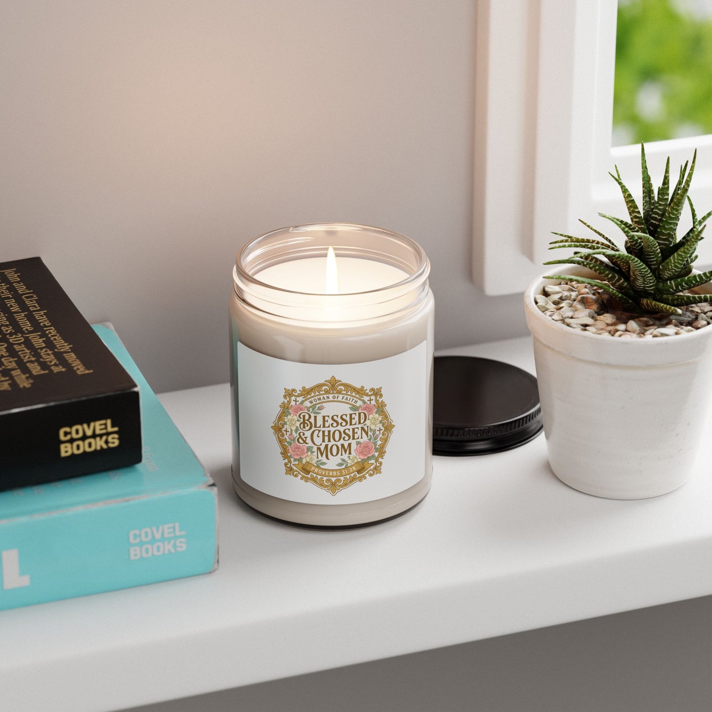 Blessed & Chosen Mom Candle, Soy Candle | Cool Mom, Mom Life