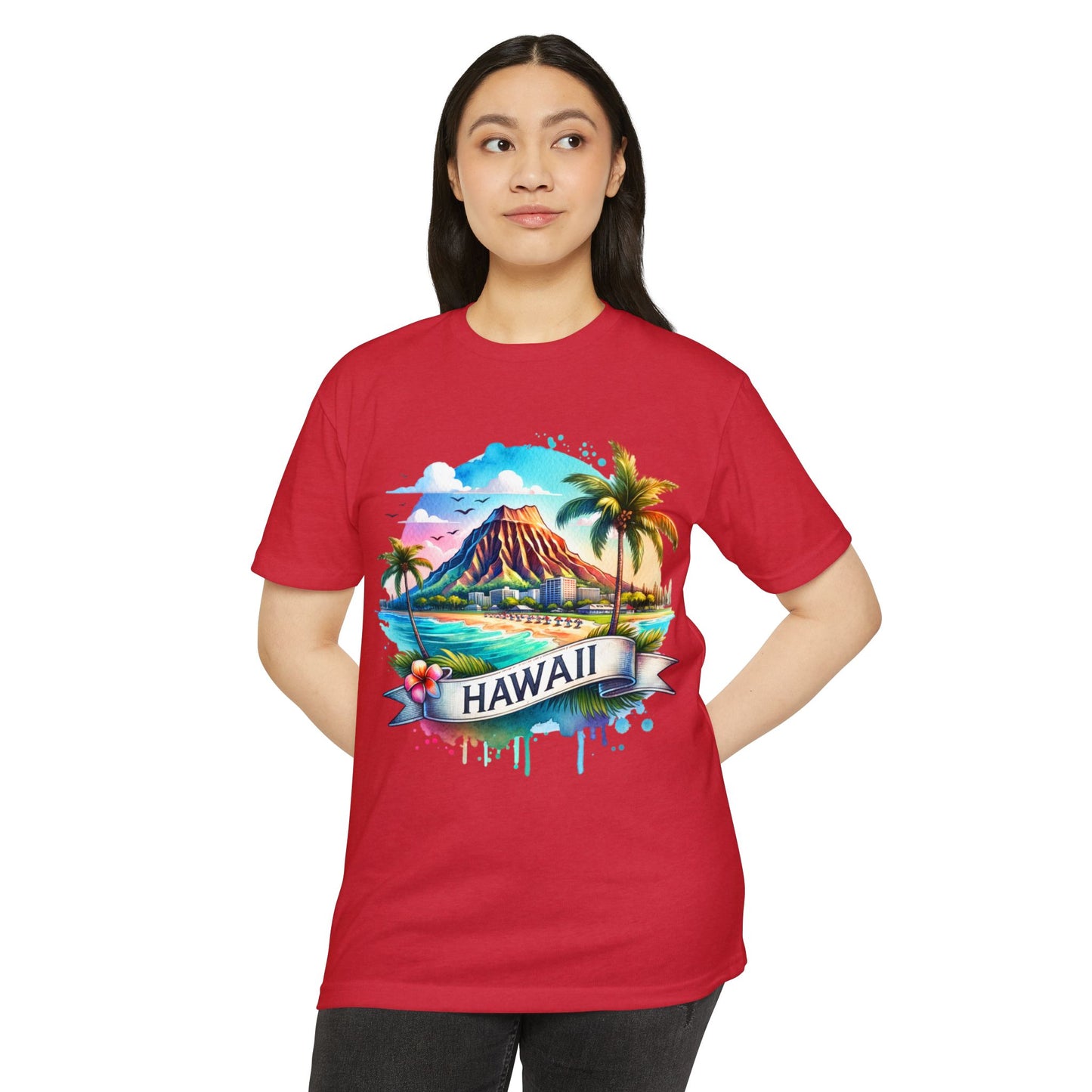 Hawaii Vintage Sunset T-Shirt — Tropical Island Graphic Tee