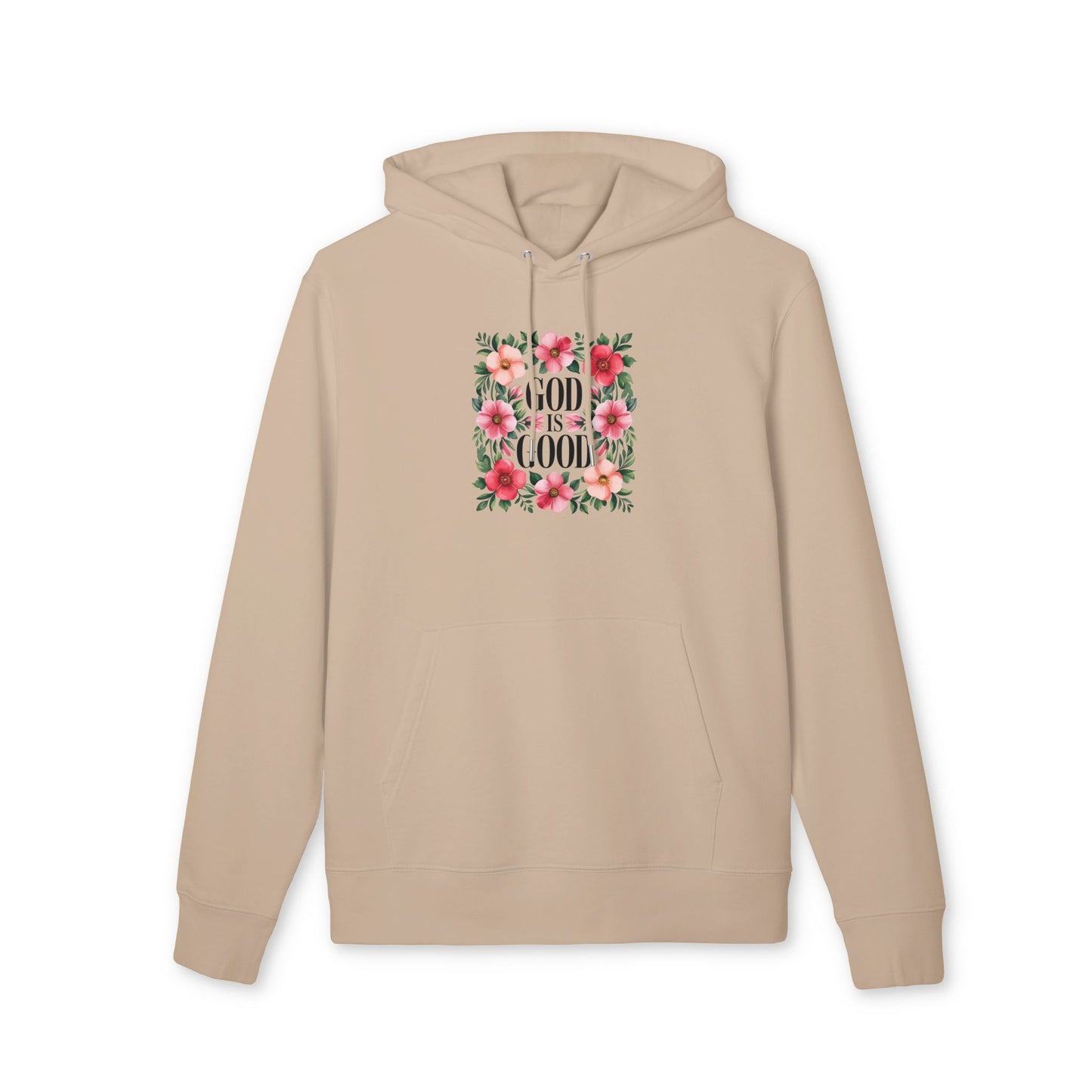 God Is Good Floral Hoodie — Christian Inspirational Pullover
