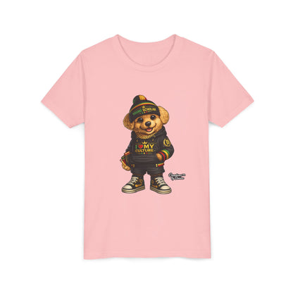 Youth Bear Graphic Tee – "I Love My Culture" Urban Streetwear
