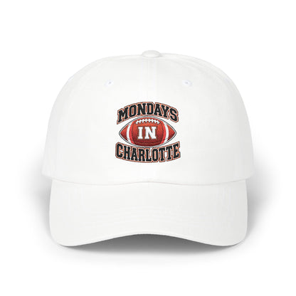 Dad Cap "Mondays in Charlotte" Football Embroidered Hat