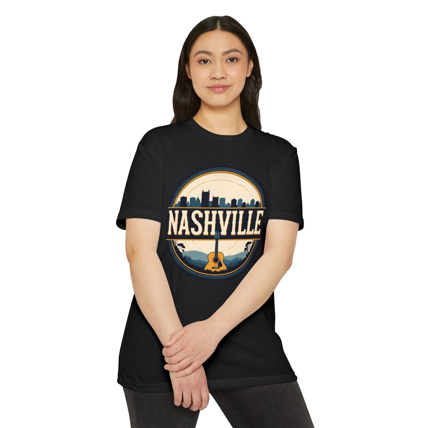 Nashville Skyline Guitar T-Shirt