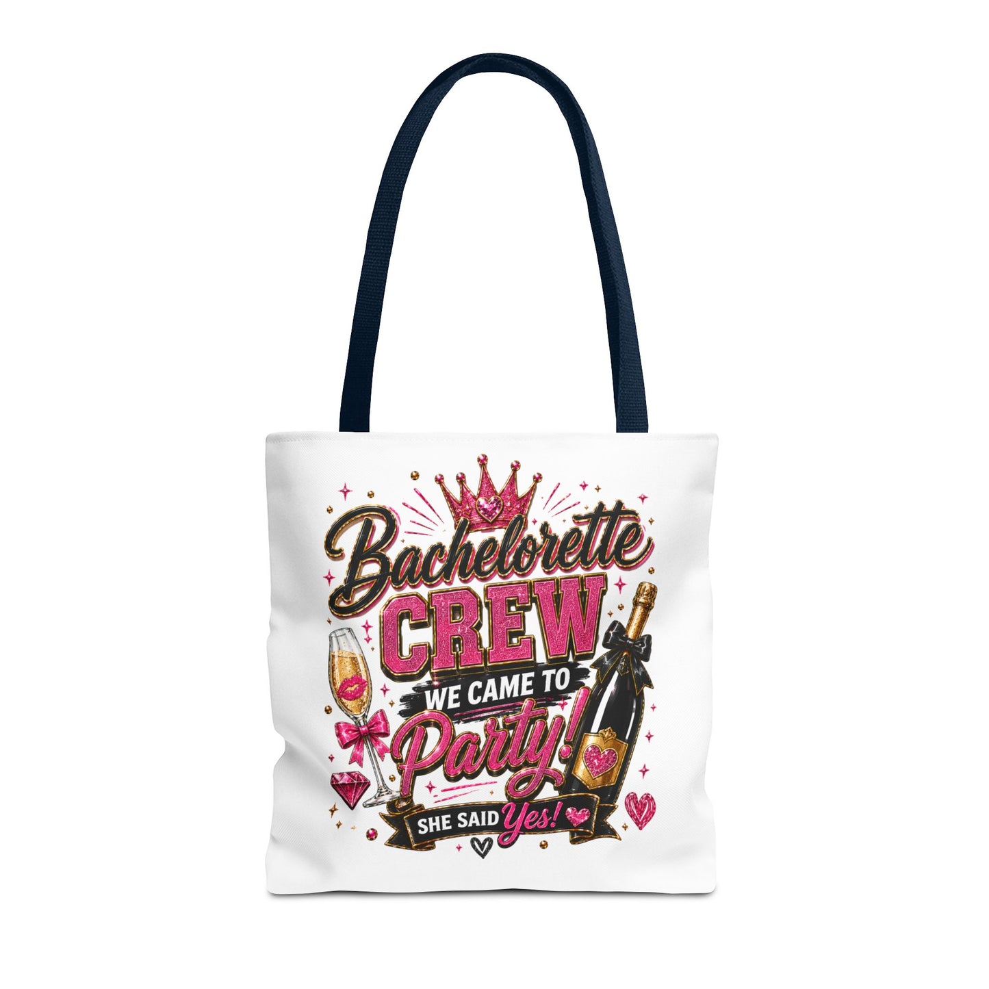 Bachelorette Crew Party Tote Bag — 'We Came to Party' Bridal Shower Gift