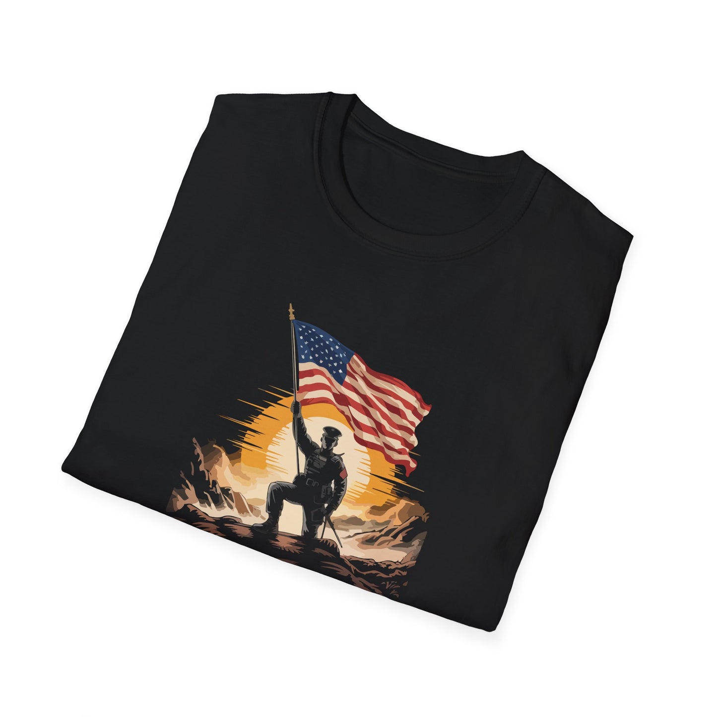 Navy Built • American Made T‑Shirt