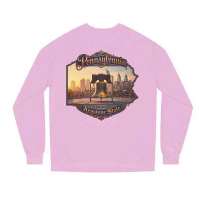 Pennsylvania Keystone State Sweatshirt — Liberty Bell & City Skyline Crewneck