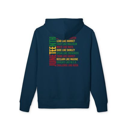 Leadership Legacy Hoodie — "Lead like Harriet, Dare like Shirley, Reclaim like Maxine"