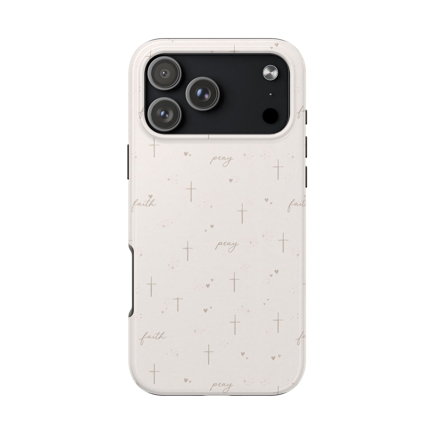 Pray with Faith Phone Case | Christian floral iPhone Case