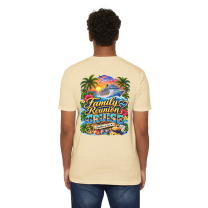 Family Reunion Cruise T-Shirt — Tropical Cruise Crew Tee