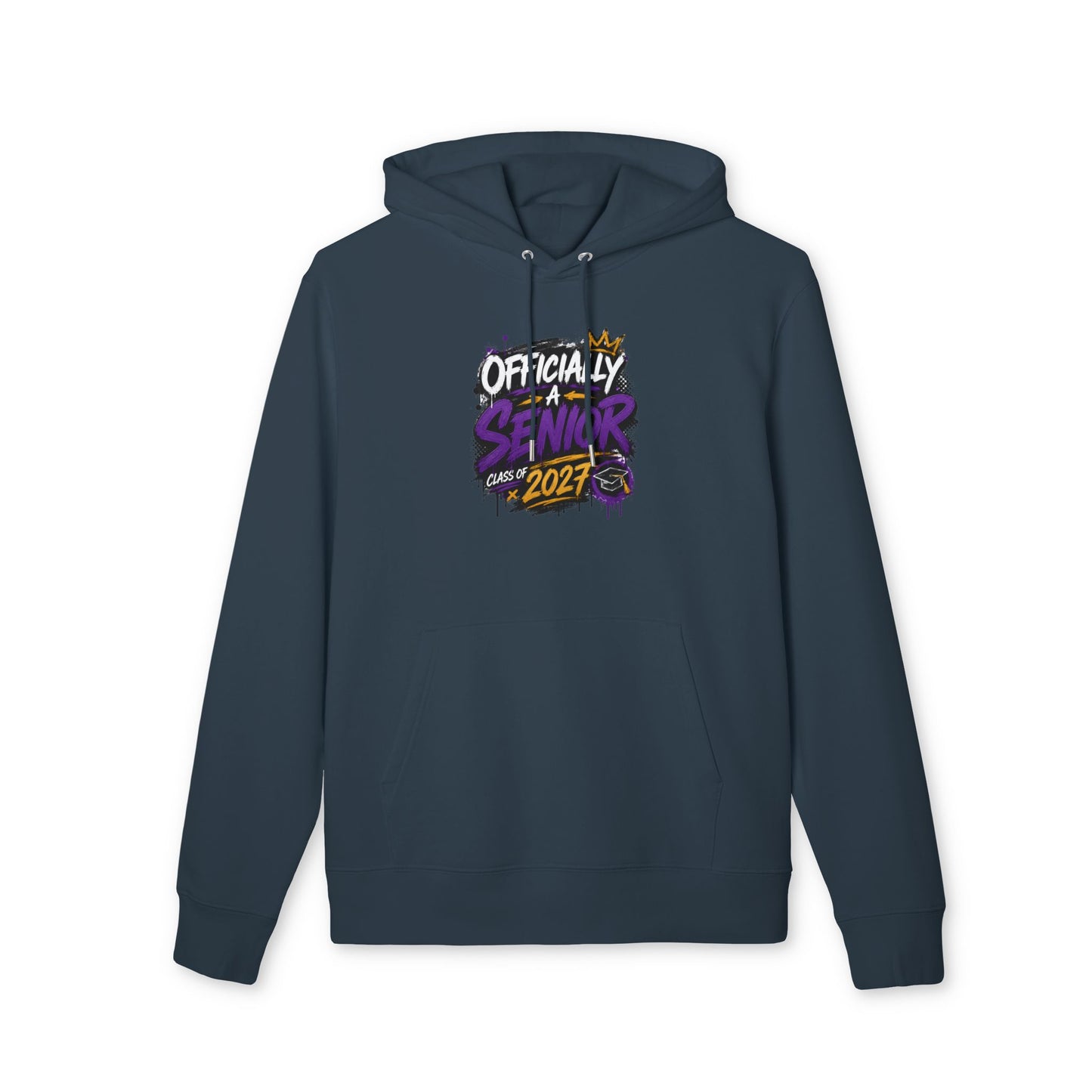 Senior Class Hoodie - "Officially a Senior" Class of 2027 Graphic Hoodie