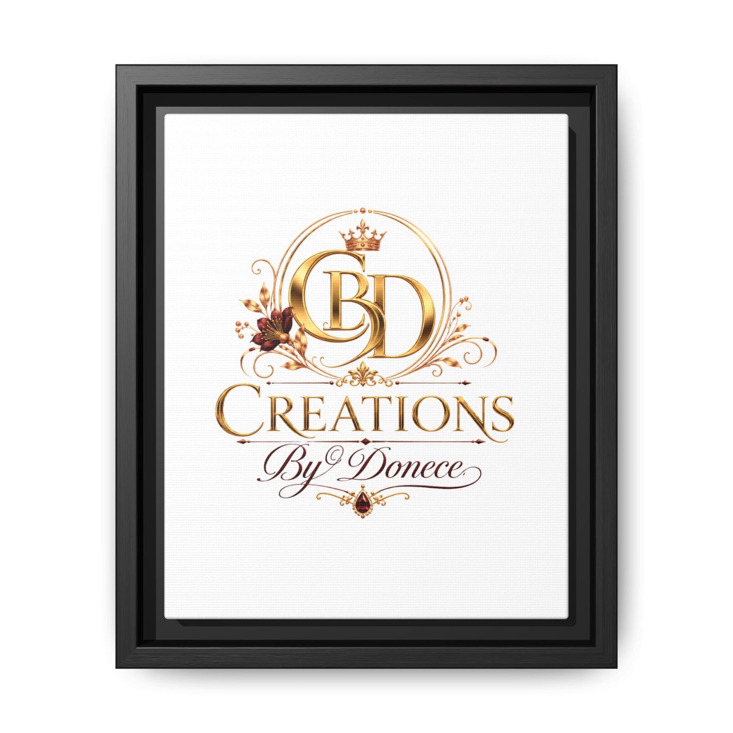 Creations By Donece — Framed Matte Canvas Wall Art