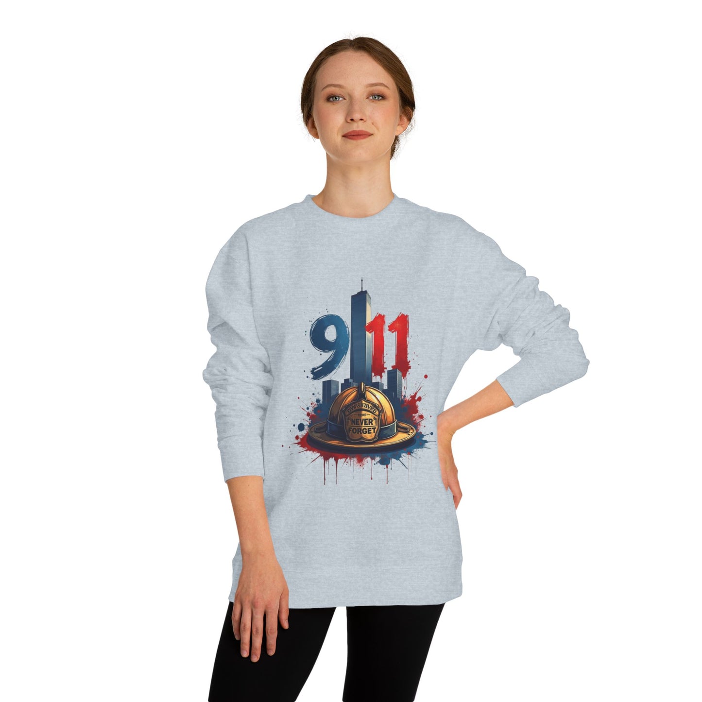 9/11 Memorial Sweatshirt – Firefighter Tribute Crewneck