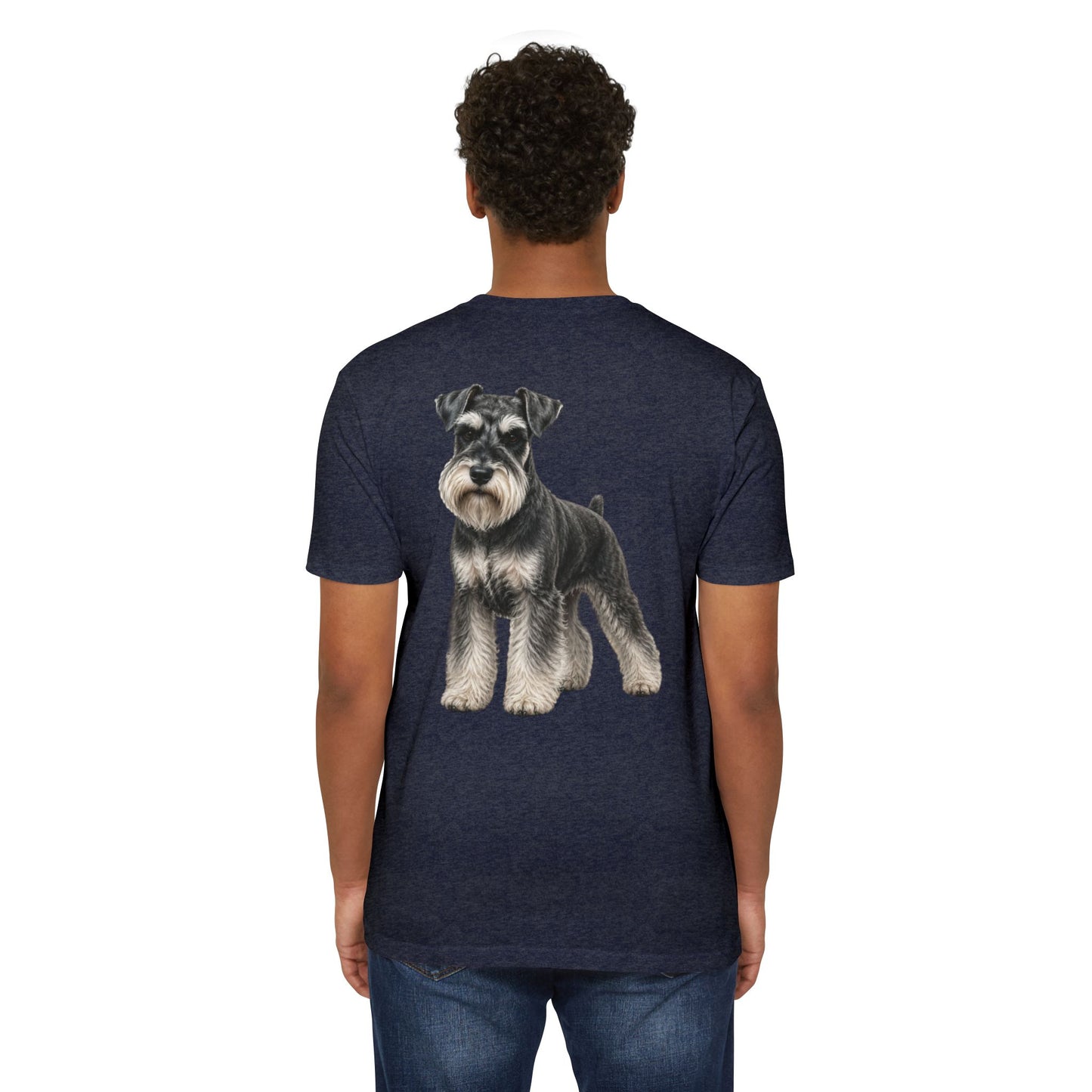 Schnauzer Dog T-Shirt — Realistic Miniature Schnauzer Graphic Tee