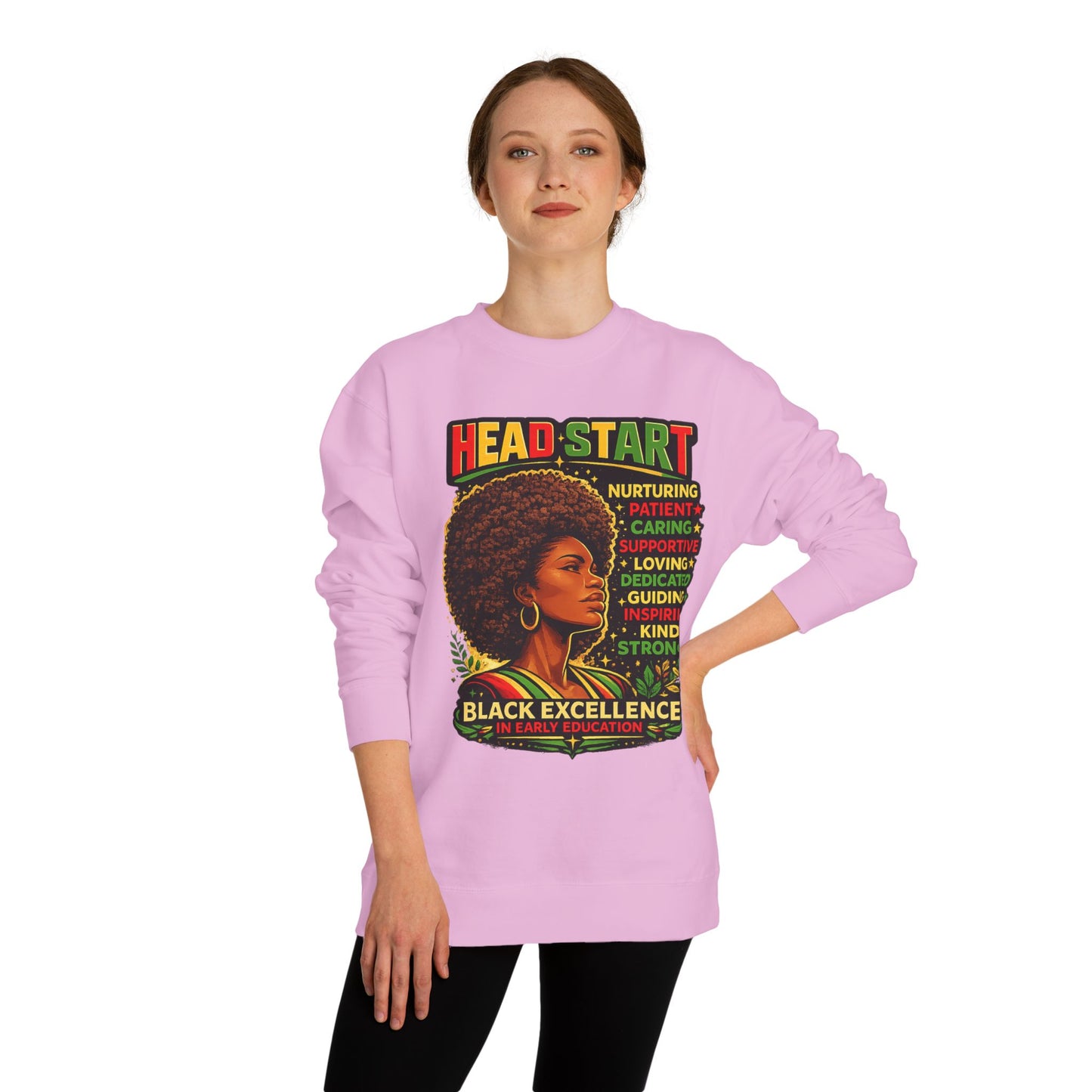 Head Start Black Excellence Sweatshirt — Afrocentric Empowerment Crewneck