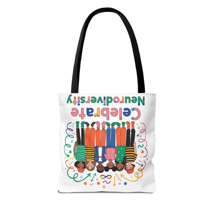 Celebrate Neurodiversity Tote Bag — Inclusive Pride Reusable Shopper
