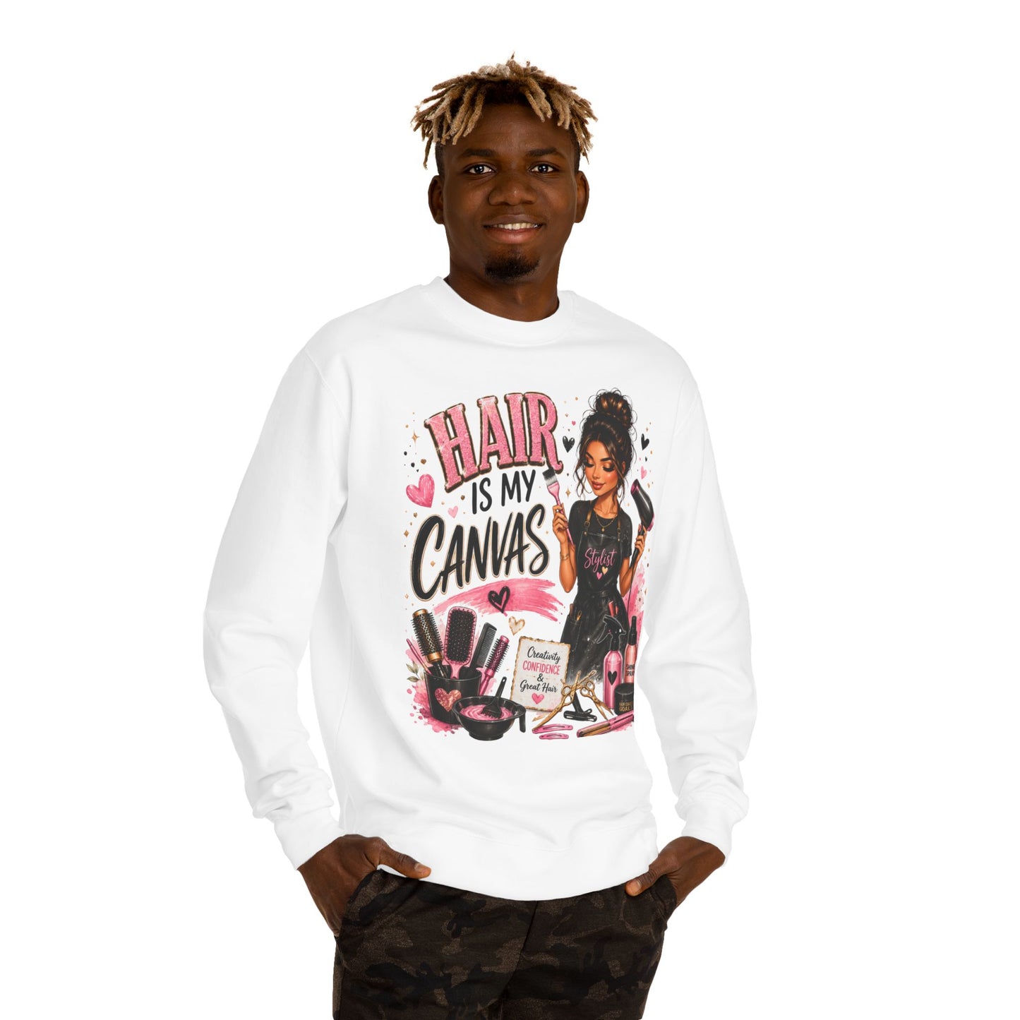 Hair Is My Canvas Sweatshirt