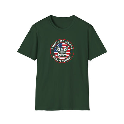 I Served My Country US Navy Veteran T-Shirt