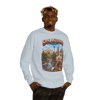 San Antonio Riverwalk Sweatshirt — Texas Travel Scenic Crewneck