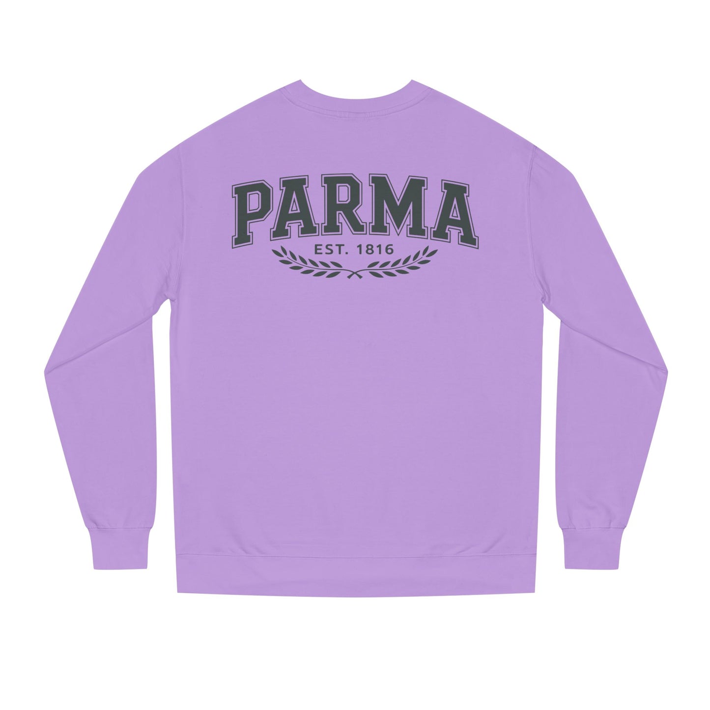 Parma Vintage Crewneck Sweatshirt — 'PARMA EST. 1816' Collegiate Pullover
