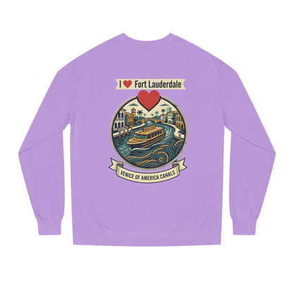 I  Fort Lauderdale Crewneck Sweatshirt — Venice of America Canals Graphic