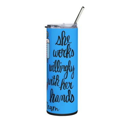 20oz Nurse Tumbler — Cute Medical Icons Stainless Steel Travel Cup