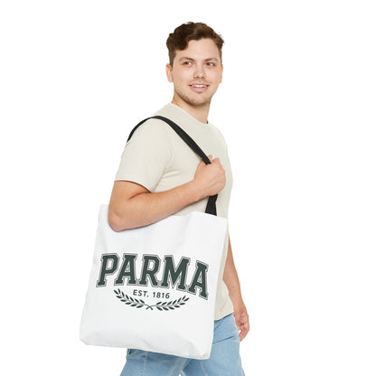 Parma Est. 1816 Tote Bag — Vintage Collegiate Canvas Tote