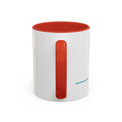 Diabetes Won't Define Me Accent Coffee Mug — "I Walk by Faith" Inspirational Tea Cup
