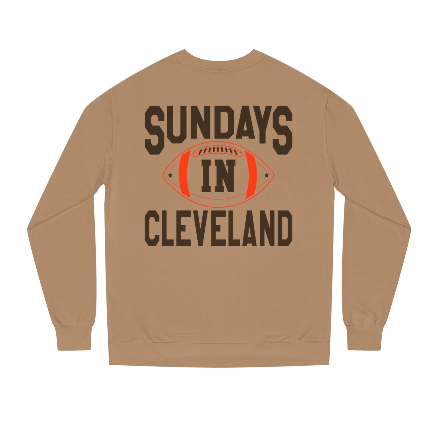 Sundays in Cleveland Football Sweatshirt