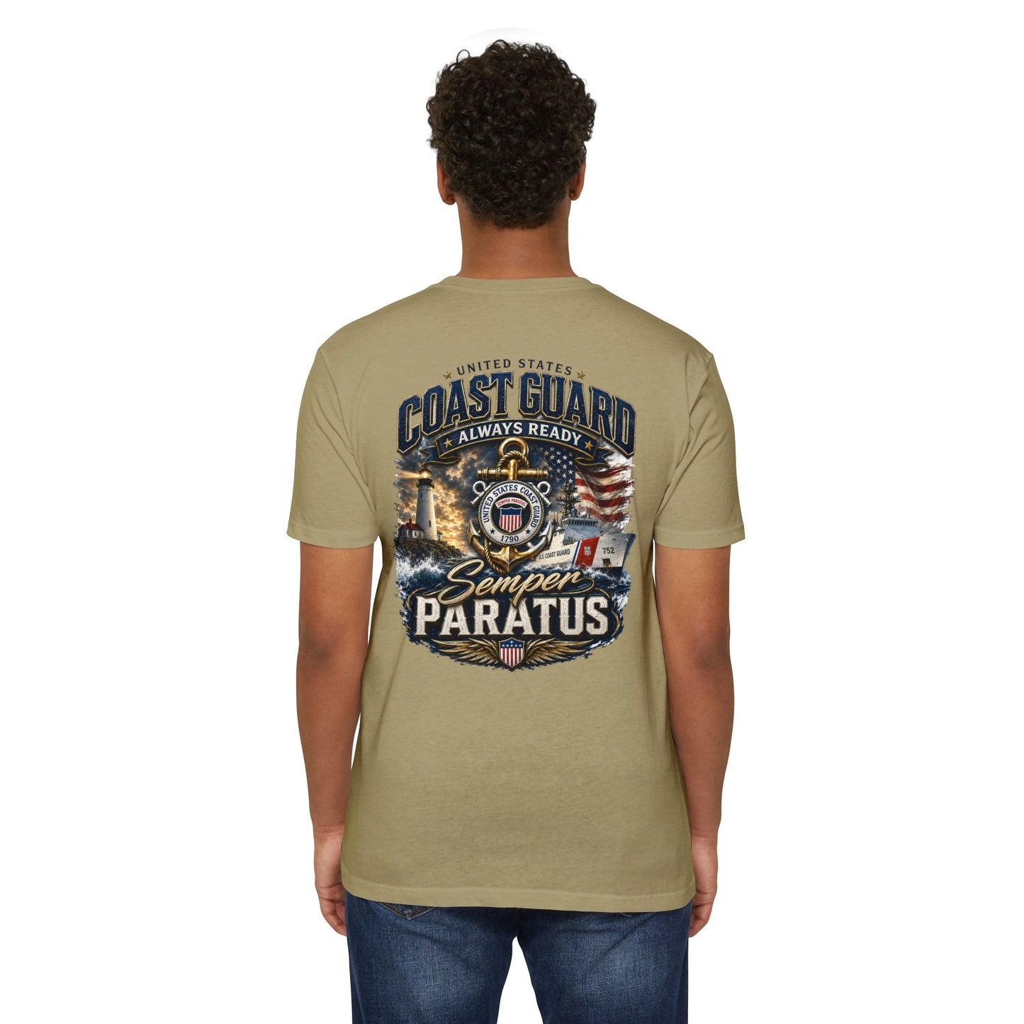 Coast Guard Semper Paratus T-Shirt – U.S. Coast Guard Veteran Tee