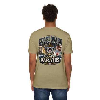 Coast Guard Semper Paratus T-Shirt – U.S. Coast Guard Veteran Tee