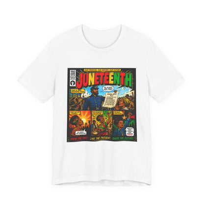 Juneteenth Comic-Style T-Shirt — Retro Celebration Tee