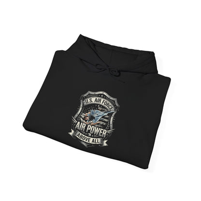 U.S.  Air Power Vintage Crest Hoodie