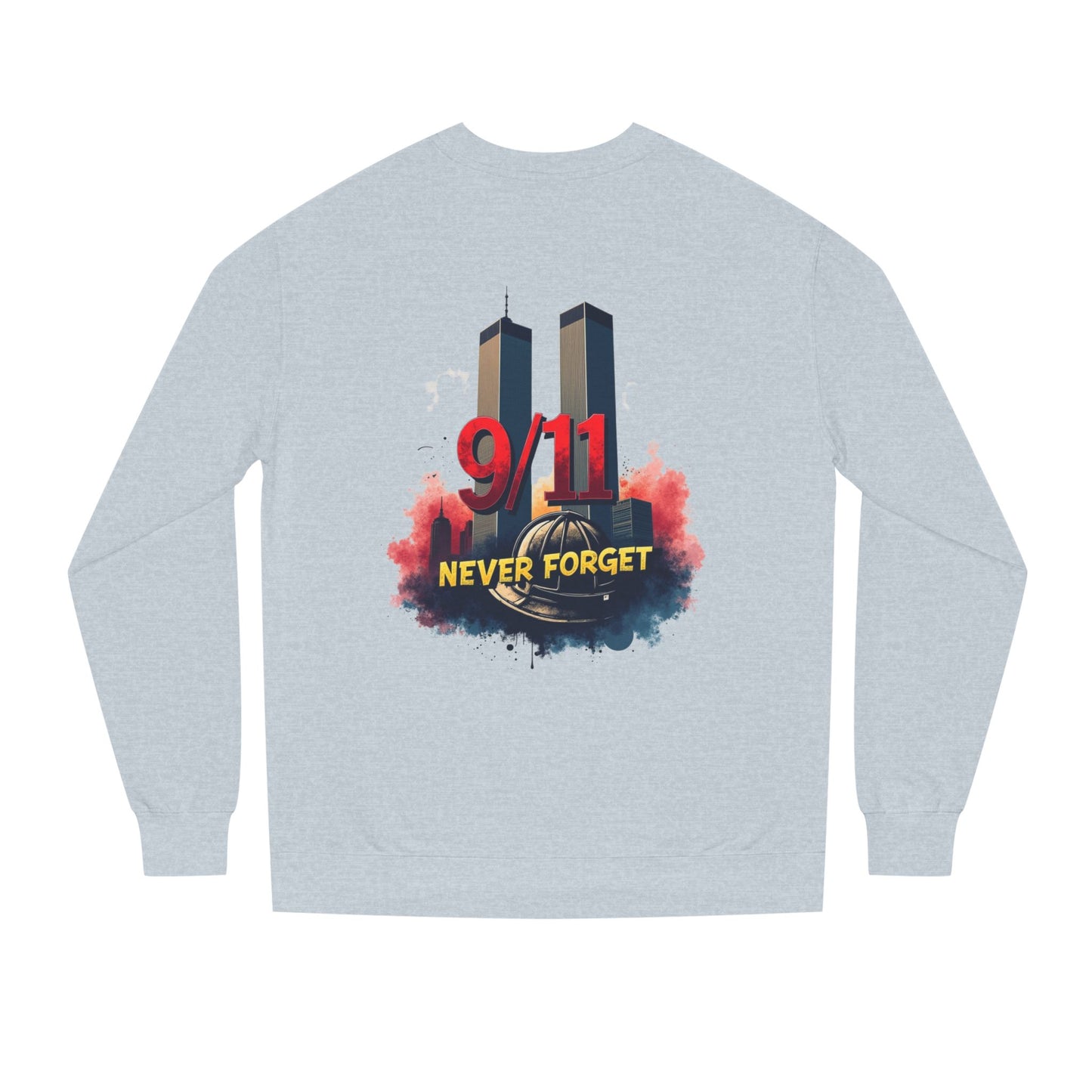 9/11 Never Forget Sweatshirt — Twin Towers Memorial Crewneck
