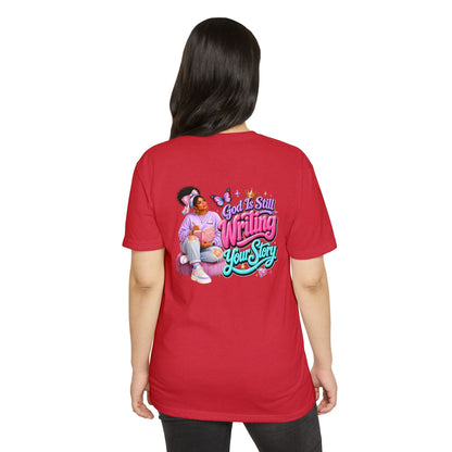 Inspirational T-Shirt — "God Is Still Writing Your Story" Inspirational Faith Graphic Tee