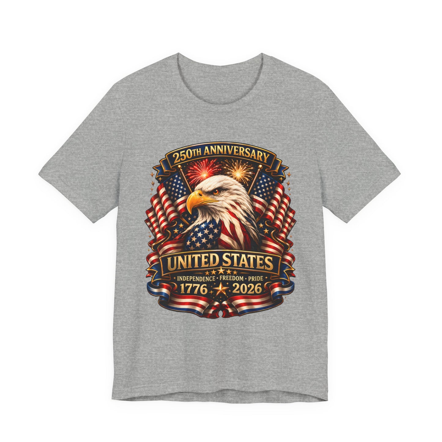1776–2026 United States 250th Anniversary Eagle T-Shirt