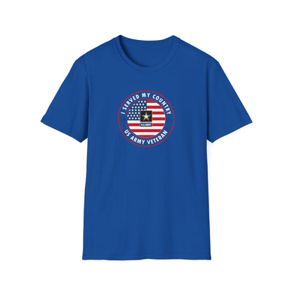 I Served My Country U.S. Army Veteran T‑Shirt