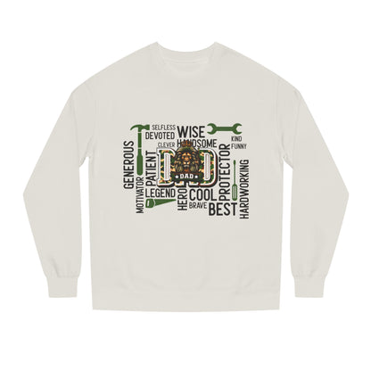 Dad Toolbox Word Cloud Sweatshirt — Father’s Day Mechanic Gift