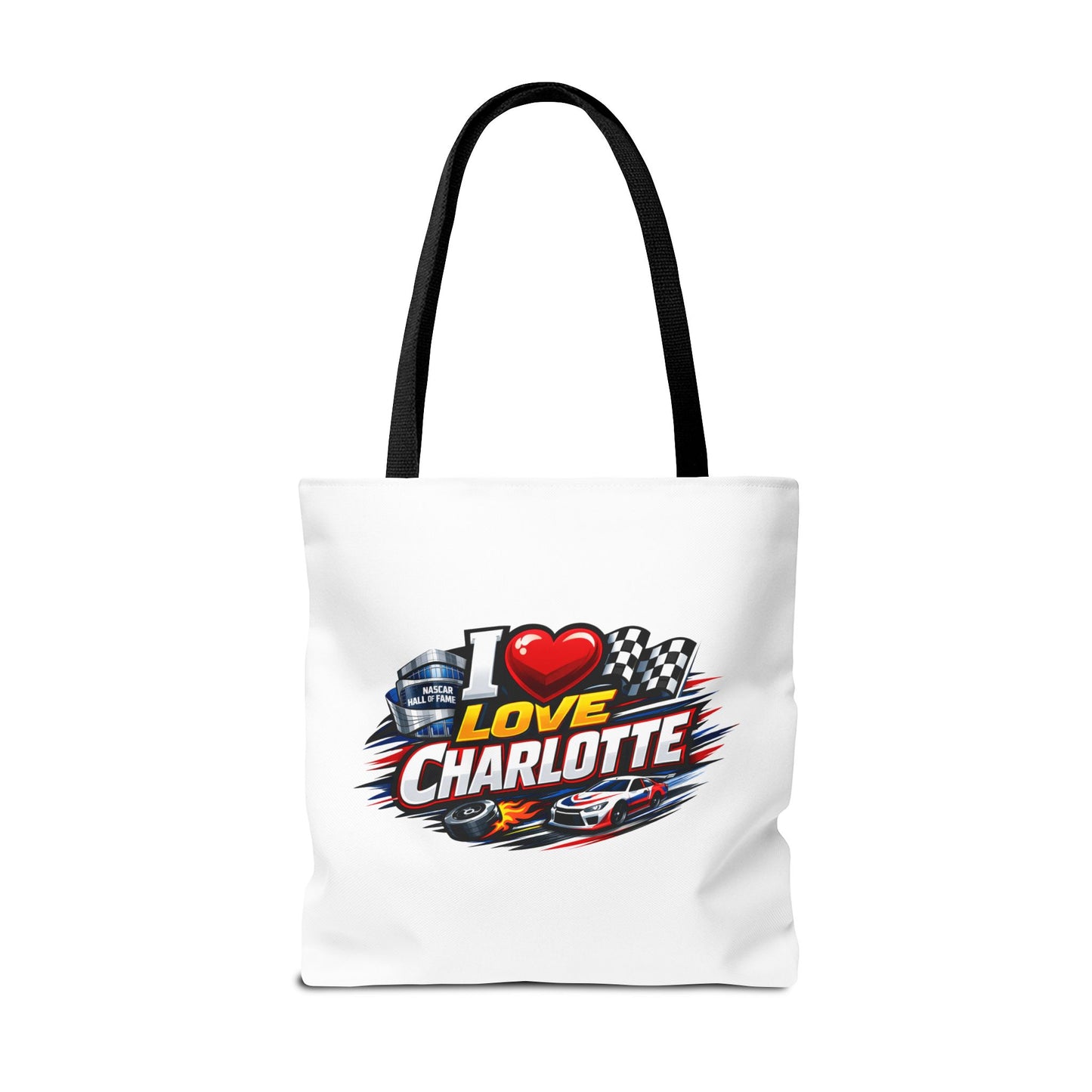 I Love Charlotte Racing Tote Bag