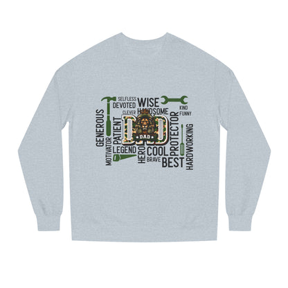 Dad Toolbox Word Cloud Sweatshirt — Father’s Day Mechanic Gift