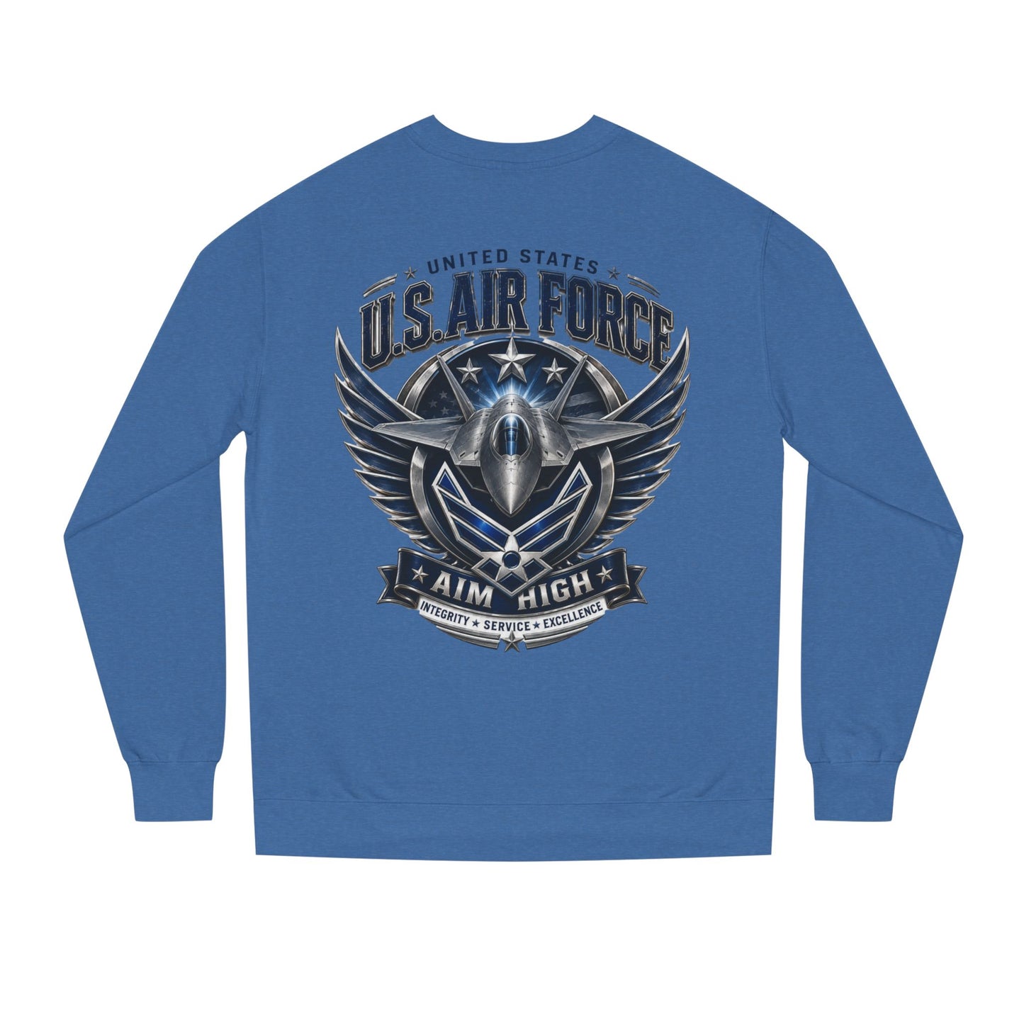 U.S. Air Force 'Aim High' Crewneck Sweatshirt — Military Aviation Graphic